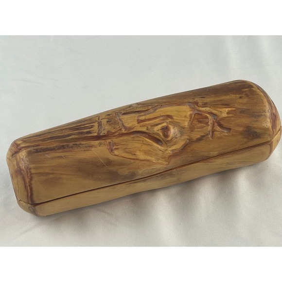 Other - Trails End Colorado Rustic Live Edge Wood Log Hinged Keepsake Box 00845